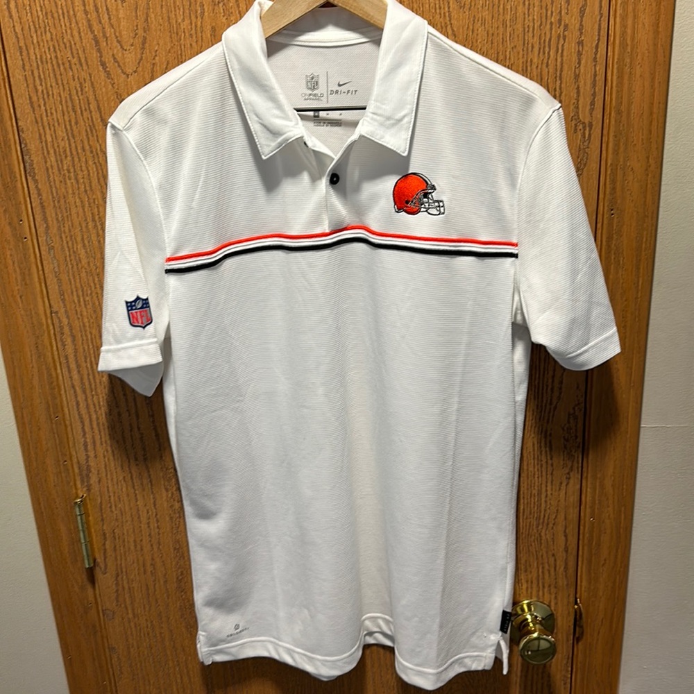 Nike Cleveland Browns polo golf shirt